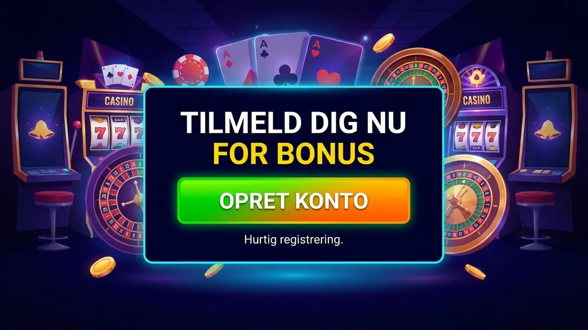 Tilmeld dig med bonus